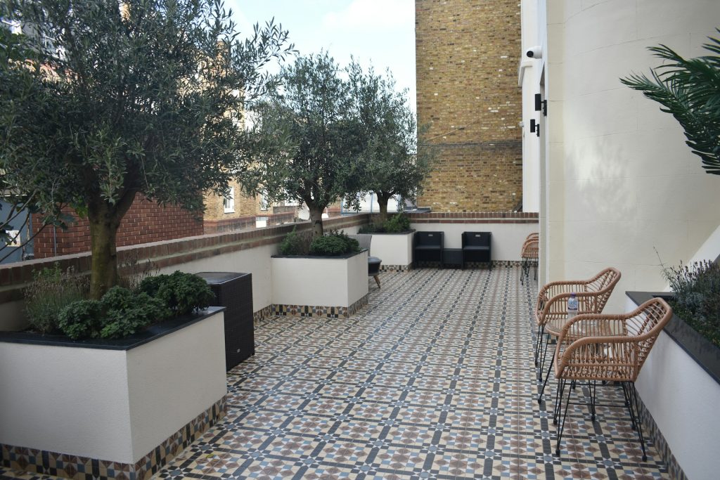 Une terrasse