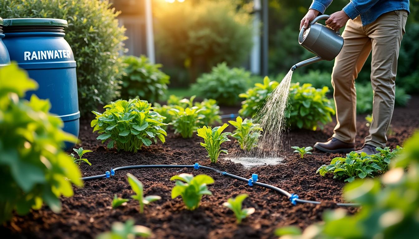 découvrez des astuces pratiques pour réduire la consommation d'eau dans votre jardin lors de vos travaux extérieurs et adopter un entretien écologique et économique.