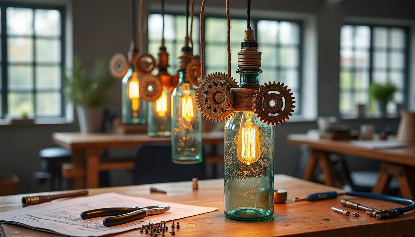 découvrez comment créer un luminaire original en utilisant des objets récupérés. guide pratique pour une déco unique et écologique.