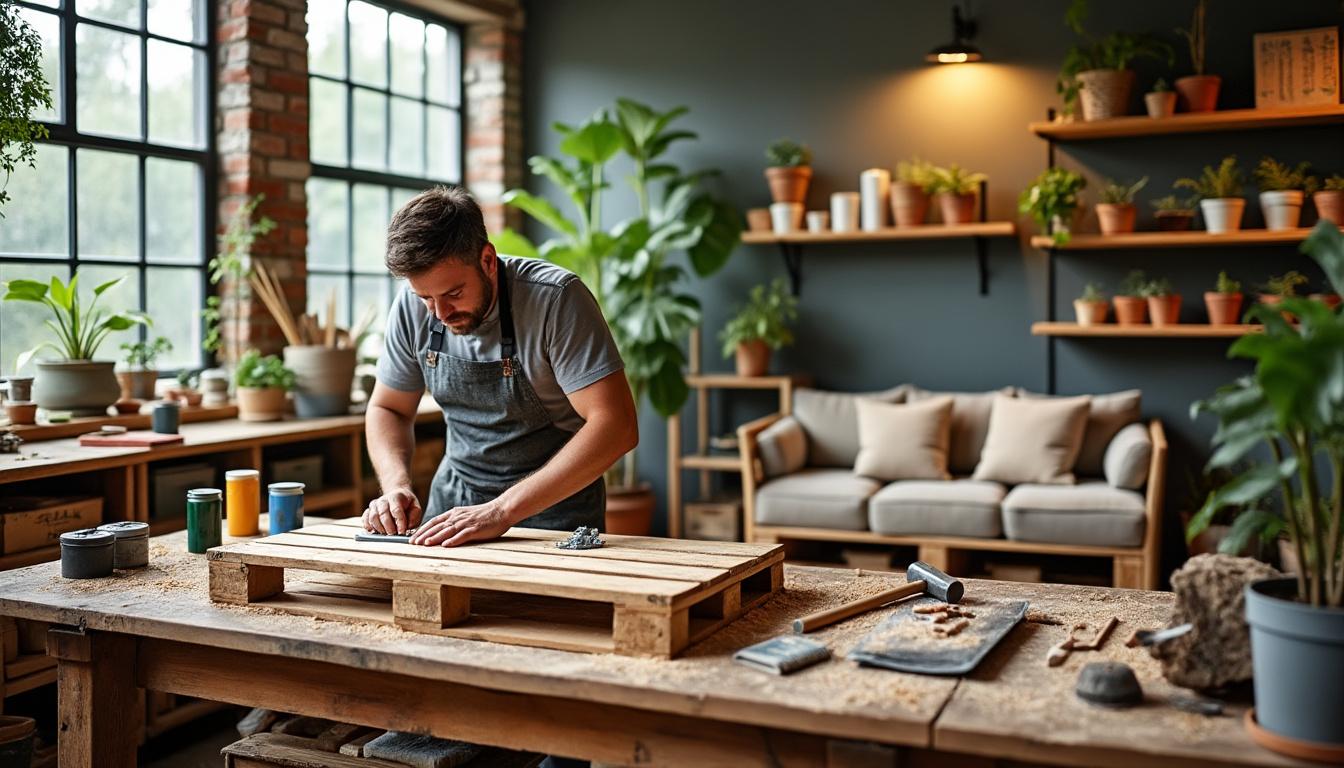 découvrez comment transformer des palettes en mobilier fonctionnel et écologique grâce à nos conseils pratiques de recyclage et de bricolage.