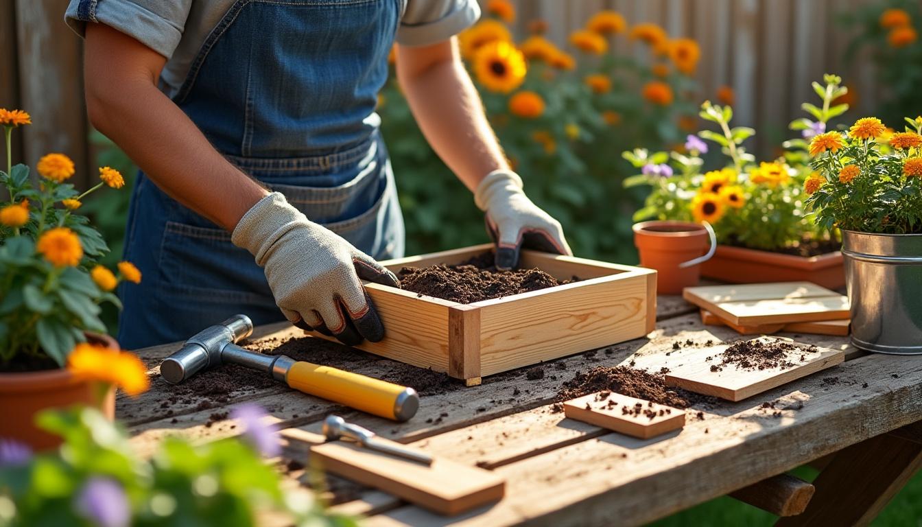 apprenez à créer facilement vos propres bacs à fleurs pour embellir votre jardin avec notre guide diy pratique et écologique.