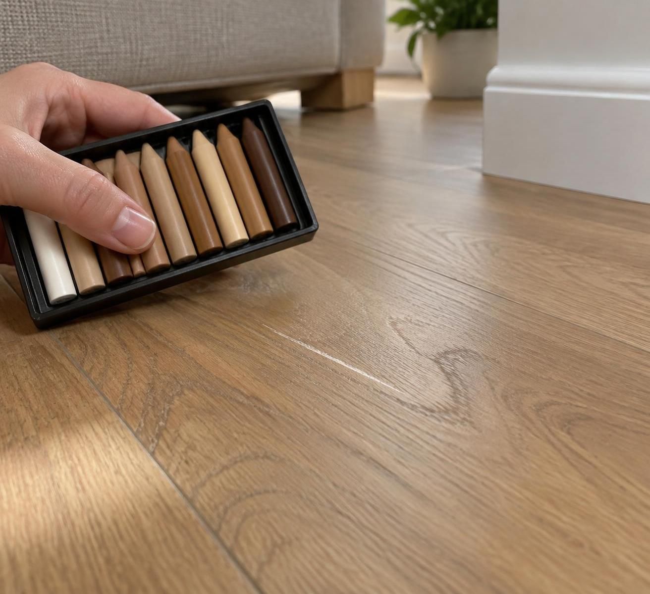 découvrez comment masquer facilement une petite rayure sur un parquet stratifié avec des astuces simples, sans remplacer la lame.