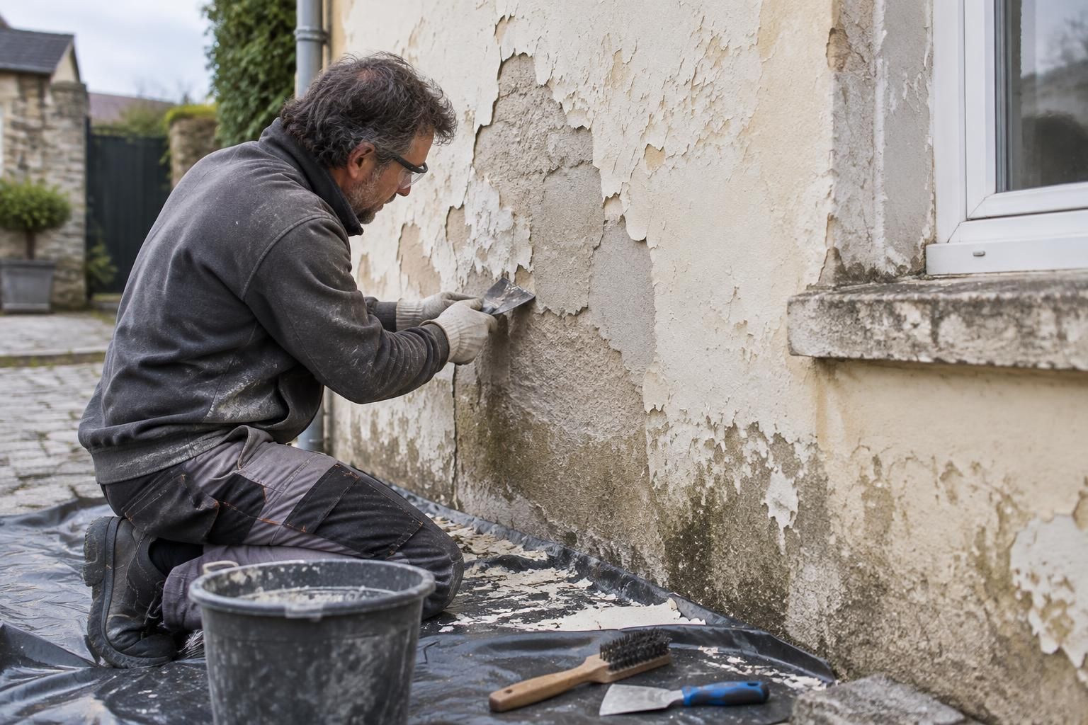 découvrez comment rénover une façade dont la peinture s’écaille après la pluie : diagnostic, préparation du support et choix d’une peinture durable.